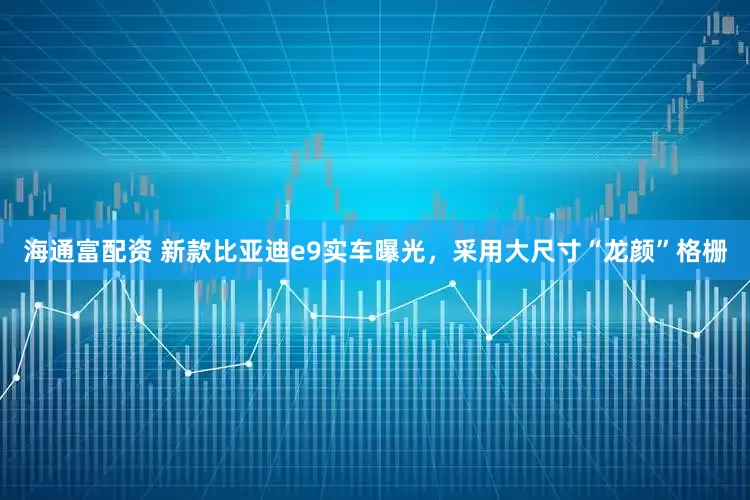 海通富配资 新款比亚迪e9实车曝光，采用大尺寸“龙颜”格栅