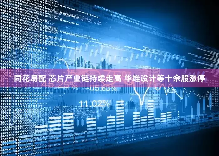 同花易配 芯片产业链持续走高 华维设计等十余股涨停