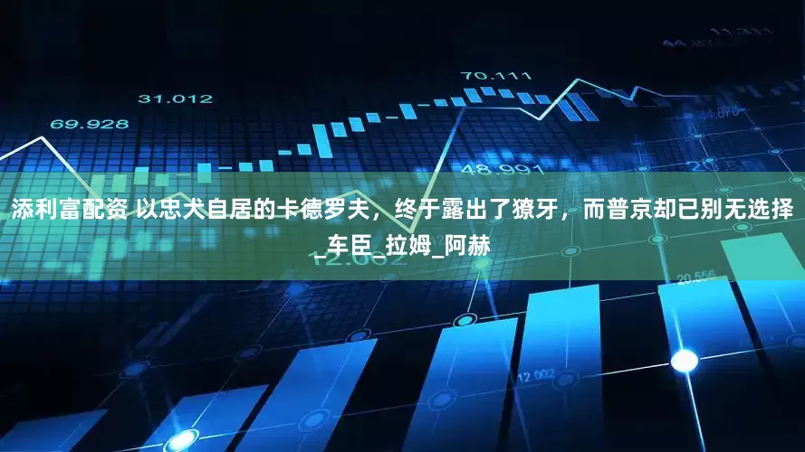 添利富配资 以忠犬自居的卡德罗夫，终于露出了獠牙，而普京却已别无选择_车臣_拉姆_阿赫