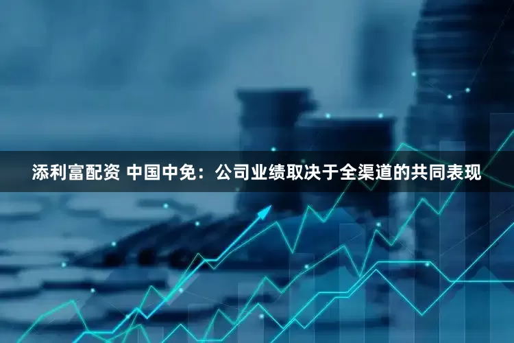 添利富配资 中国中免：公司业绩取决于全渠道的共同表现